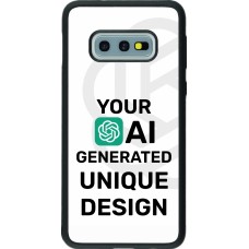 Samsung Galaxy S10e Case Hülle - Silikon schwarz 100% einzigartig erstellt dank Deiner Kreativität und künstlicher Intelligenz (KI)