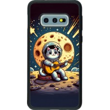Coque Samsung Galaxy S10e - Silicone rigide noir AstroCat RockLune
