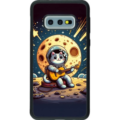 Samsung Galaxy S10e Case Hülle - Silikon schwarz AstroKatze RockMond