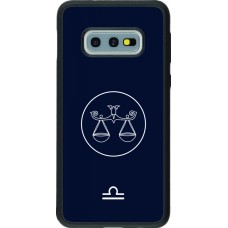 Coque Samsung Galaxy S10e - Silicone rigide noir Astrologie Balance