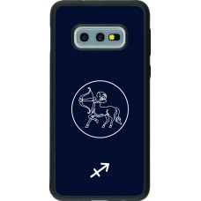 Samsung Galaxy S10e Case Hülle - Silikon schwarz Astrologie Schütze
