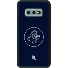 Coque Samsung Galaxy S10e - Silicone rigide noir Astrologie Scorpion
