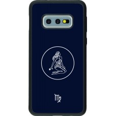 Samsung Galaxy S10e Case Hülle - Silikon schwarz Astrologie Jungfrau