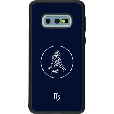 Samsung Galaxy S10e Case Hülle - Silikon schwarz Astrologie Jungfrau