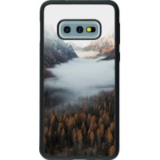 Samsung Galaxy S10e Case Hülle - Silikon schwarz Autumn 22 forest lanscape