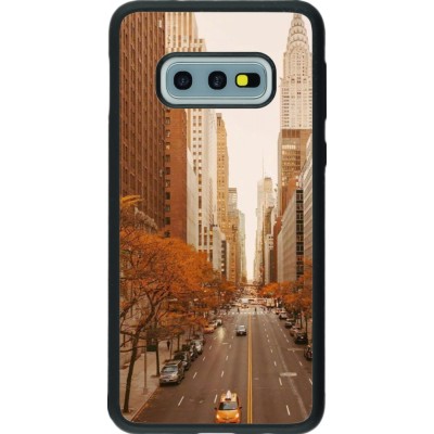 Coque Samsung Galaxy S10e - Silicone rigide noir Autumn 2024 New York city