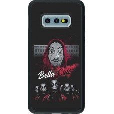 Coque Samsung Galaxy S10e - Silicone rigide noir Bella Ciao