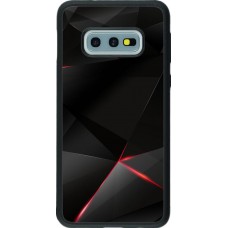 Hülle Samsung Galaxy S10e - Silikon schwarz Black Red Lines