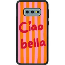 Coque Samsung Galaxy S10e - Silicone rigide noir Bye Bella 2026