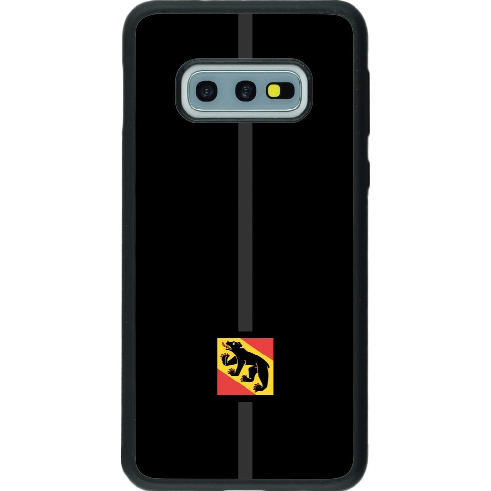 Coque Samsung Galaxy S10e - Silicone rigide noir Canton BE noir
