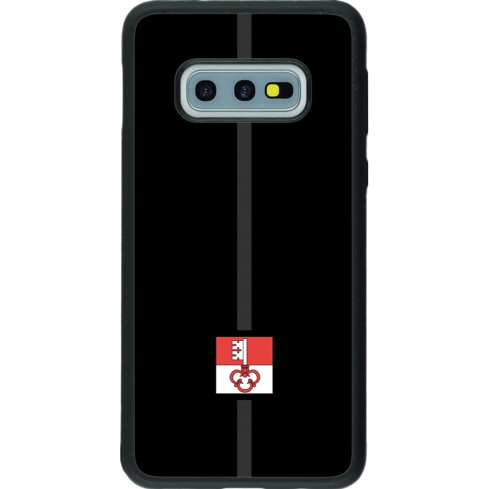 Samsung Galaxy S10e Case Hülle - Silikon schwarz Kanton OW schwarz