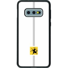 Samsung Galaxy S10e Case Hülle - Silikon schwarz Kanton SH weiss