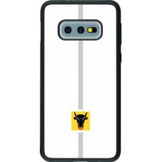 Samsung Galaxy S10e Case Hülle - Silikon schwarz Kanton UR weiss