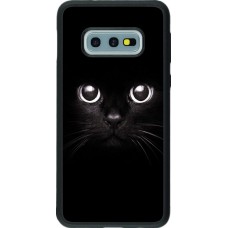 Hülle Samsung Galaxy S10e - Silikon schwarz Cat eyes