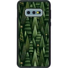 Samsung Galaxy S10e Case Hülle - Silikon schwarz Christmas 25 Pattern Xmas Tree