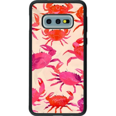 Samsung Galaxy S10e Case Hülle - Silikon schwarz Crabs Paint