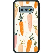 Coque Samsung Galaxy S10e - Silicone rigide noir Easter 2026 Illustration carrots