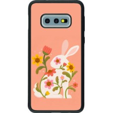 Samsung Galaxy S10e Case Hülle - Silikon schwarz Easter 2026 Rabbit collage