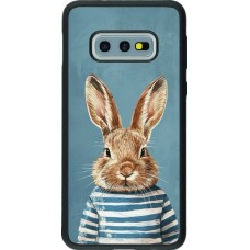 Samsung Galaxy S10e Case Hülle - Silikon schwarz Easter 2026 Rabbit navy