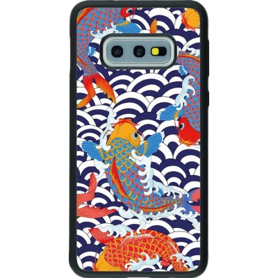 Samsung Galaxy S10e Case Hülle - Silikon schwarz Easter 2023 japanese fish