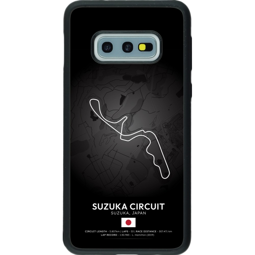 Samsung Galaxy S10e Case Hülle - Silikon schwarz F1 Track 2025 Japan