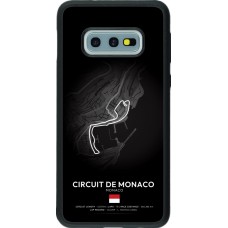 Coque Samsung Galaxy S10e - Silicone rigide noir F1 Track 2025 Monaco
