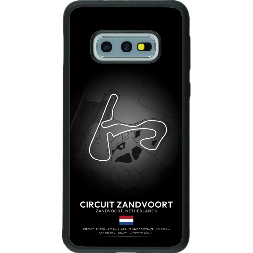 Coque Samsung Galaxy S10e - Silicone rigide noir F1 Track 2025 Netherlands