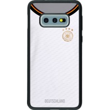 Coque Samsung Galaxy S10e - Silicone rigide noir Maillot de football Allemagne 2022 personnalisable