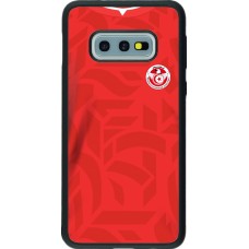 Samsung Galaxy S10e Case Hülle - Silikon schwarz Tunesien 2022 personalisierbares Fussballtrikot