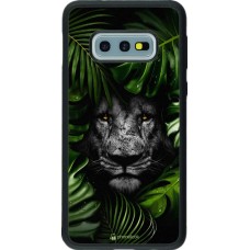 Hülle Samsung Galaxy S10e - Silikon schwarz Forest Lion