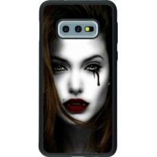 Coque Samsung Galaxy S10e - Silicone rigide noir Halloween 2023 gothic vampire