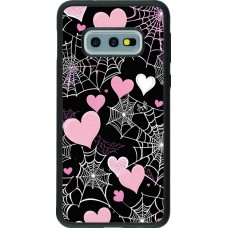 Coque Samsung Galaxy S10e - Silicone rigide noir Halloween 2024 girly