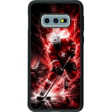 Coque Samsung Galaxy S10e - Silicone rigide noir Hockey World Championship Player