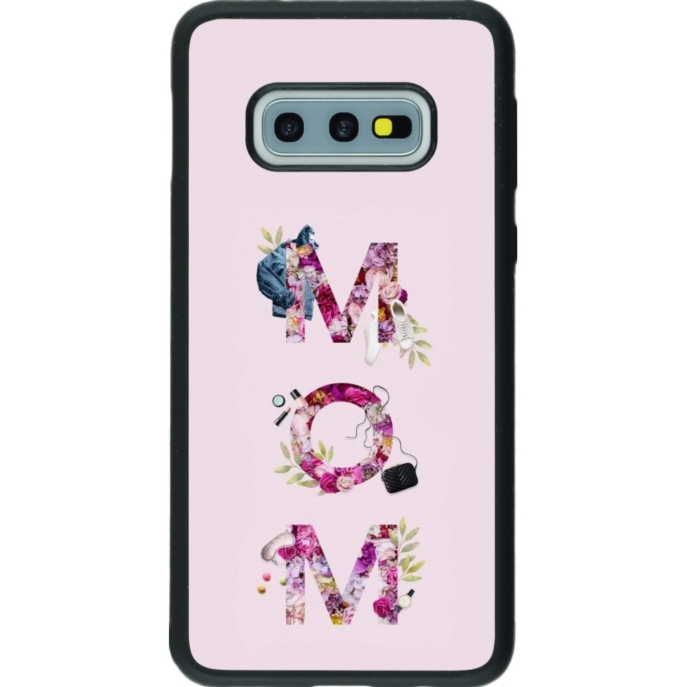 Samsung Galaxy S10e Case Hülle - Silikon schwarz Mom 2024 girly mom