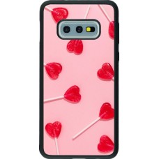Coque Samsung Galaxy S10e - Silicone rigide noir Saint Valentines Day 26 Lollipop