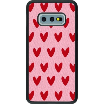 Samsung Galaxy S10e Case Hülle - Silikon schwarz Saint Valentines Day 26 Pattern heart