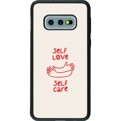Samsung Galaxy S10e Case Hülle - Silikon schwarz Saint Valentines Day 26 Self love self care