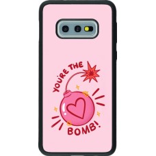 Samsung Galaxy S10e Case Hülle - Silikon schwarz Saint Valentines Day 26 You are the bomb