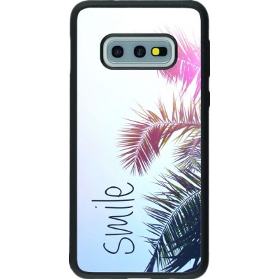 Hülle Samsung Galaxy S10e - Silikon schwarz Smile 05