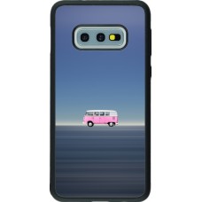 Coque Samsung Galaxy S10e - Silicone rigide noir Spring 23 pink bus