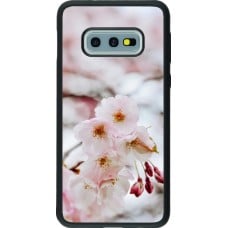 Samsung Galaxy S10e Case Hülle - Silikon schwarz Cherry tree Spring 2026
