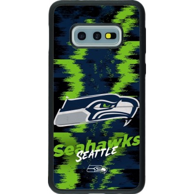 Samsung Galaxy S10e Case Hülle - Silikon schwarz Super Bowl 26 Seattle 2