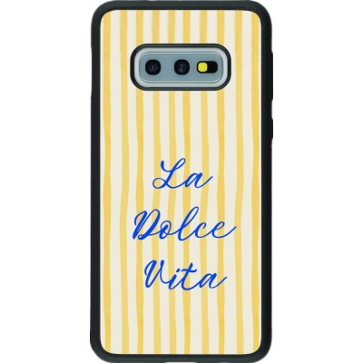 Coque Samsung Galaxy S10e - Silicone rigide noir The good life 2026