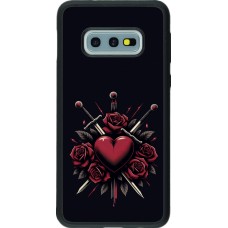 Samsung Galaxy S10e Case Hülle - Silikon schwarz Valentine 2024 gothic love