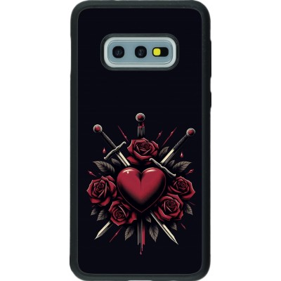 Samsung Galaxy S10e Case Hülle - Silikon schwarz Valentine 2024 gothic love