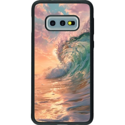 Samsung Galaxy S10e Case Hülle - Silikon schwarz Wave Sunset