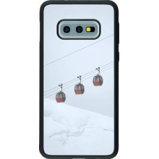 Samsung Galaxy S10e Case Hülle - Silikon schwarz Winter 22 ski lift