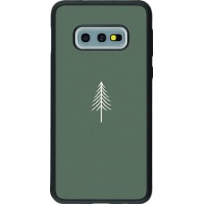 Coque Samsung Galaxy S10e - Silicone rigide noir Christmas 22 minimalist tree