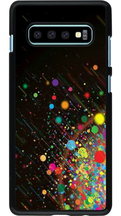 Coque Samsung Galaxy S10+ - Abstract bubule lines