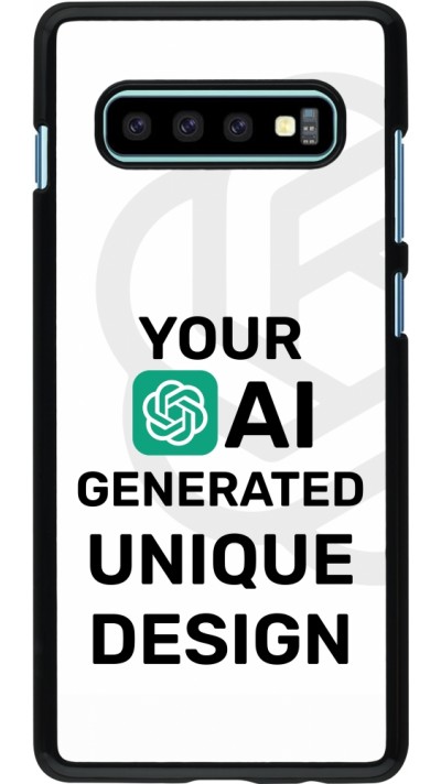 Coque Samsung Galaxy S10+ - 100% unique générée par intelligence artificielle (AI) avec vos idées